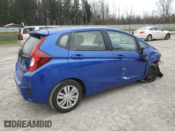 2016 Honda Fit LX with VIN JHMGK5H55GX002056, listed as a Copart auction lot 53785885 with 108,006 mi miles and Salvage Title. Bid and sale history available at carsss.com. Image 3.