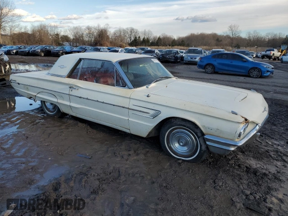 1965 Ford Thunderbird with VIN 5Y83Z114448, listed as a Copart auction lot 42417615 with 53,083 mi miles and Clean Title. Bid and sale history available at DreamBid. Image 4.