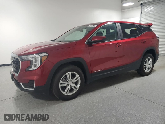 2024 GMC Terrain SLE with VIN 3GKALTEG0RL359811, listed as a Copart auction lot 59388725 with 26,638 mi miles and Clean title. Bid and sale history available at DreamBid. Image 1.