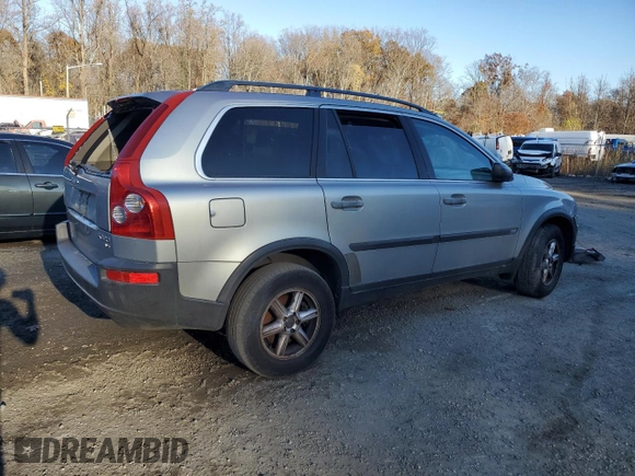 2003 Volvo XC90 with VIN YV1CM59H631007258, listed as a Copart auction lot 78830214 with 0 mi miles and Salvage Title. Bid and sale history available at carsss.com. Image 3.