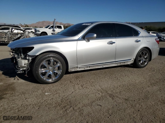 2008 Lexus LS 460 with VIN JTHBL46F285054643, listed as a Copart auction lot 71823434 with 71,714 mi miles and Salvage Title. Bid and sale history available at carsss.com. Image 1.