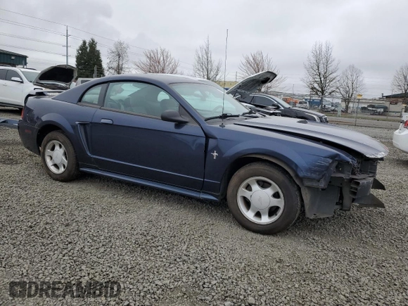 2001 Ford Mustang Standard with VIN 1FAFP40471F195972, listed as a Copart auction lot 48257465 with 155,495 mi miles and Salvage Title. Bid and sale history available at carsss.com. Image 4.