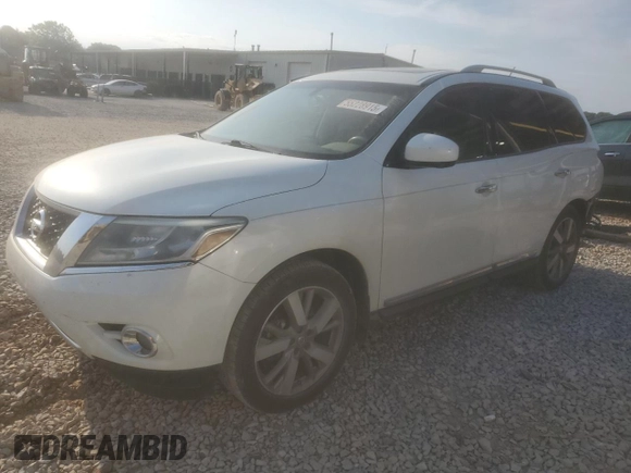 2015 Nissan Pathfinder Platinum z VIN 5N1AR2MM2FC641821, wystawiony jako Copart lot #55228915 z przebiegiem 270 956 mil mil oraz Szkoda całkowita • Salvage title. Historia ofert i sprzedaży dostępna na DreamBid. Obrazek 1.