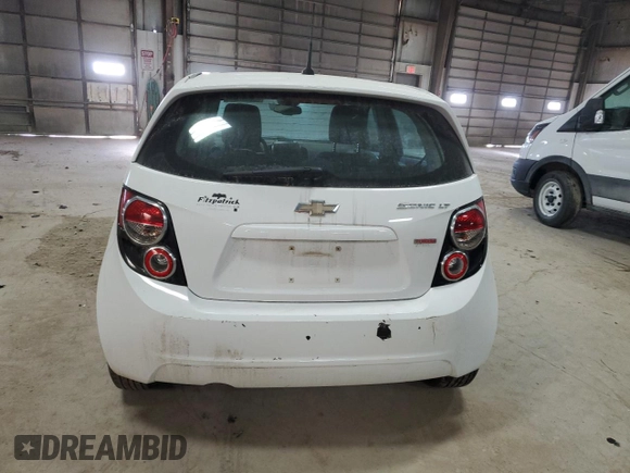 2012 Chevrolet Sonic LT with VIN 1G1JC6SB0C4213341, listed as a Copart auction lot 86681394 with 52,450 mi miles and Salvage Title. Bid and sale history available at carsss.com. Image 6.