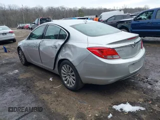 2011 Buick Regal CXL RL2 with VIN W04GP5EC4B1008636, listed as a IAAI auction lot 41362854 with 93,109 mi miles. Bid and sale history available at carsss.com. Image 3.