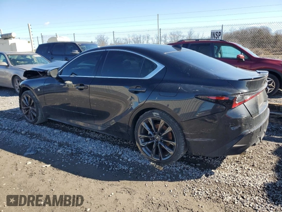 2022 Lexus IS 350 F Sport with VIN JTHGZ1E20N5026160, listed as a Copart auction lot 85390704 with 25,953 mi miles and Salvage title. Bid and sale history available at DreamBid. Image 2.