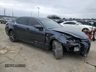 2017 Lexus GS with VIN JTHCZ1BL9HA006660, listed as a Copart auction lot 43991025 with 74,884 mi miles and Salvage Title. Bid and sale history available at carsss.com. Image 4.