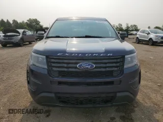 2017 Ford Police Interceptor Utility with VIN 1FM5K8AR0HGC57380, listed as a Copart auction lot 58965075 with 106,682 mi miles and Salvage title. Bid and sale history available at DreamBid. Image 5.