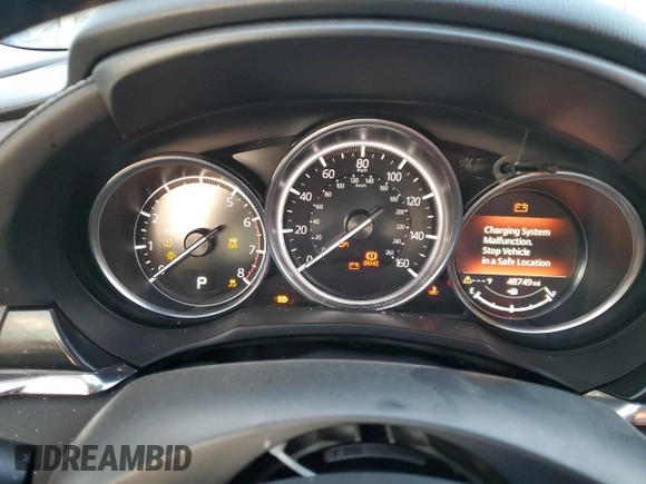 2021 Mazda 6 Carbon Edition with VIN JM1GL1WY6M1608632, listed as a Copart auction lot 88045655 with 48,749 mi miles and Salvage Title. Bid and sale history available at DreamBid. Image 9.