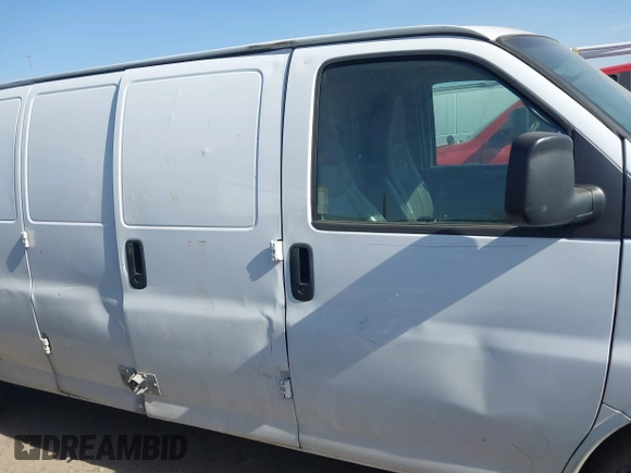 2013 Chevrolet Express Cargo with VIN 1GCWGGFA5D1117720, listed as a IAAI auction lot 41670878 with 224,650 mi miles and . Bid and sale history available at DreamBid. Image 13.