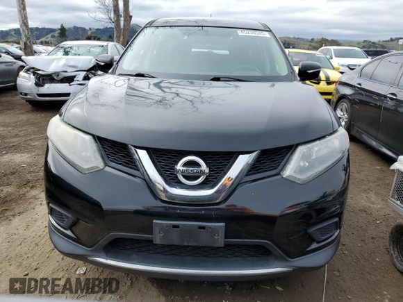 2015 Nissan Rogue SV with VIN KNMAT2MT7FP537914, listed as a Copart auction lot 45238945 with 144,236 mi miles and Salvage Title. Bid and sale history available at DreamBid. Image 5.