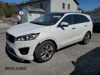 2016 Kia Sorento SX with VIN 5XYPKDA5XGG006242, listed as a Copart auction lot 53698595 with 114,260 mi miles and Salvage Title. Bid and sale history available at carsss.com. Image 1.