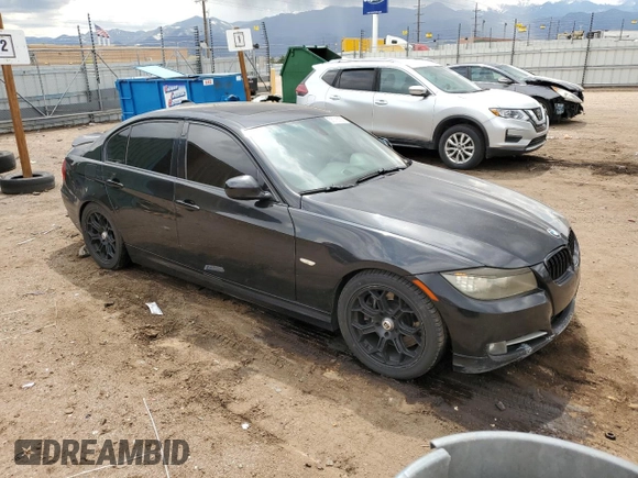 2009 BMW 3 Series 335i with VIN WBAPM73569E190791, listed as a Copart auction lot 56718365 with 172,993 mi miles and Salvage title. Bid and sale history available at DreamBid. Image 4.