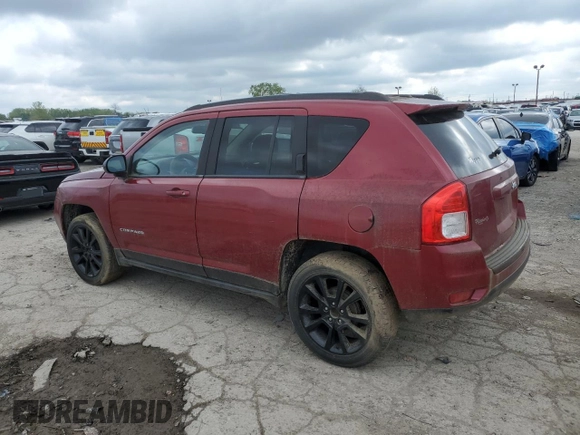 2012 Jeep Compass Latitude with VIN 1C4NJCEB8CD706452, listed as a Copart auction lot 55696805 with 195,159 mi miles and Clean Title. Bid and sale history available at carsss.com. Image 2.