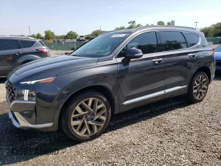 2022 Hyundai Santa Fe Calligraphy with VIN 5NMS54AL0NH381852, listed as a Copart auction lot 53951614 with 36,304 mi miles and Salvage Title. Bid and sale history available at carsss.com. Image 1.