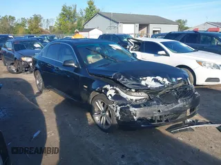 2010 BMW 5 Series 528i xDrive with VIN WBANV1C59AC444494, listed as a IAAI auction lot 40492052 with 107,883 mi miles and . Bid and sale history available at carsss.com. Image 1.