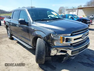 2018 Ford F-150 XL with VIN 1FTEW1E54JFE02925, listed as a IAAI auction lot 42002280 with 31,893 mi miles. Bid and sale history available at carsss.com. Image 1.