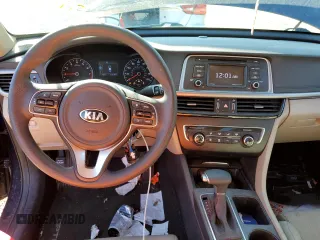 2016 Kia Optima LX with VIN 5XXGT4L36GG074809, listed as a Copart auction lot 69138083 with 112,183 mi miles and Salvage Title. Bid and sale history available at carsss.com. Image 8.