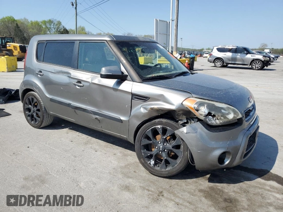 2013 Kia Soul + with VIN KNDJT2A66D7496977, listed as a Copart auction lot 52179645 with 161,440 mi miles and Salvage Title. Bid and sale history available at DreamBid. Image 4.