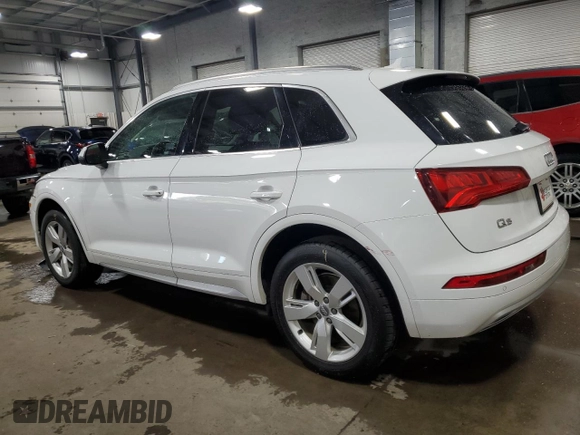 2019 Audi Q5 Premium Plus with VIN WA1BNAFY2K2035945, listed as a Copart auction lot 57507345 with 79,866 mi miles and Salvage title. Bid and sale history available at DreamBid. Image 2.