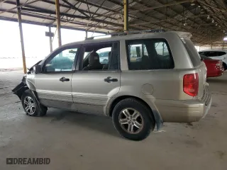 2005 Honda Pilot EX-L with RES with VIN 5FNYF18655B058730, listed as a Copart auction lot 47316485 with 208,328 mi miles and Salvage Title. Bid and sale history available at carsss.com. Image 2.