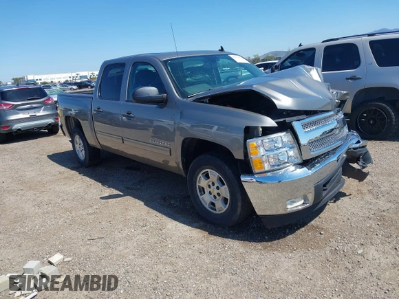 2013 Chevrolet Silverado 1500 LT with VIN 3GCPKSE70DG276707, listed as a IAAI auction lot 41831822 with 127,307 mi miles and . Bid and sale history available at DreamBid. Image 1.