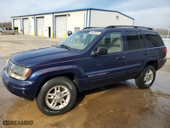 2004 Jeep Grand Cherokee Laredo with VIN 1J4GX48N54C333603, listed as a Copart auction lot 42620514 with 172,410 mi miles and Non Repairable. Bid and sale history available at carsss.com. Image 1.