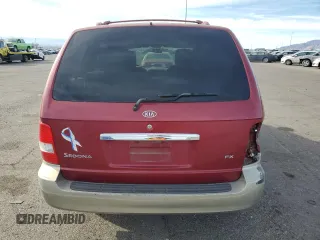 2004 Kia Sedona LX with VIN KNDUP131546612432, listed as a Copart auction lot 87326764 with 156,259 mi miles and Salvage Title. Bid and sale history available at carsss.com. Image 6.