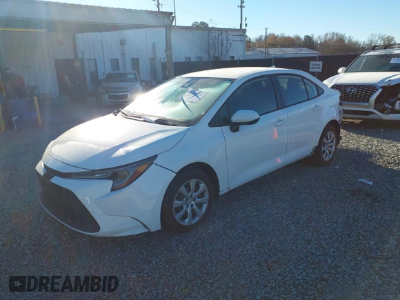 2021 Toyota Corolla LE with VIN JTDEPMAE9MJ118938, listed as a IAAI auction lot 41152722 with 107,911 mi miles. Bid and sale history available at carsss.com. Image 22.