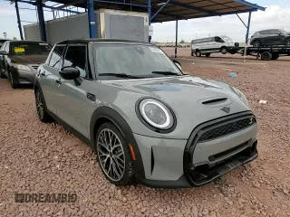 2023 MINI Hardtop 4 Door Cooper S with VIN WMW53DK04P2S81054, listed as a Copart auction lot 55456315 with 22,468 mi miles and Salvage title. Bid and sale history available at DreamBid. Image 13.