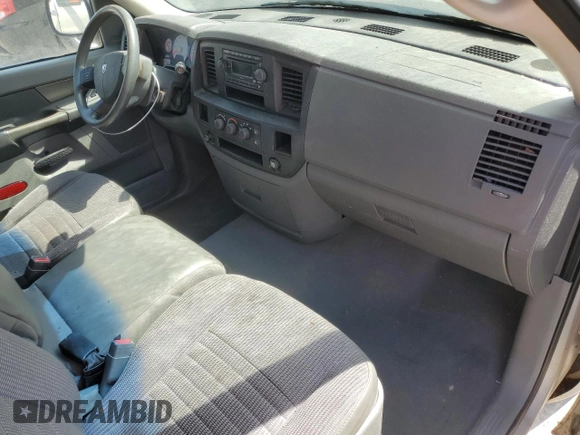 2008 Dodge 1500 ST with VIN 1D7HA16K68J170535, listed as a Copart auction lot 54376044 with 106,178 mi miles and Salvage Title. Bid and sale history available at DreamBid. Image 8.