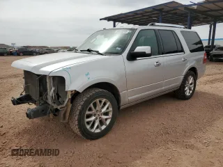 2017 Ford Expedition Limited with VIN 1FMJU1KT6HEA54631, listed as a Copart auction lot 58855015 with 137,021 mi miles and Salvage title. Bid and sale history available at DreamBid. Image 1.