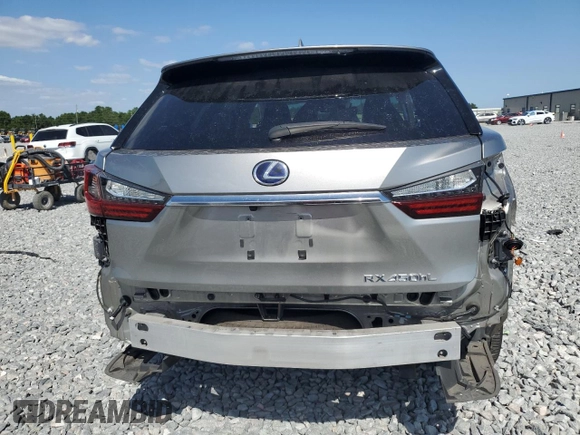2018 Lexus RX 450hL Premium with VIN JTJDGKCAXJ2004427, listed as a Copart auction lot 55213625 with 94,557 mi miles and Salvage title. Bid and sale history available at DreamBid. Image 6.