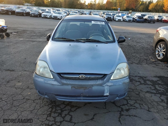 2004 Kia Rio with VIN KNADC125946336107, listed as a Copart auction lot 79957854 with 201,254 mi miles and Clean Title. Bid and sale history available at carsss.com. Image 5.