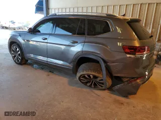 2023 Volkswagen Atlas 3.6L V6 SEL Premium R-Line with VIN 1V2FR2CA6PC513342, listed as a Copart auction lot 79689954 with 33,473 mi miles and Salvage Title. Bid and sale history available at carsss.com. Image 2.