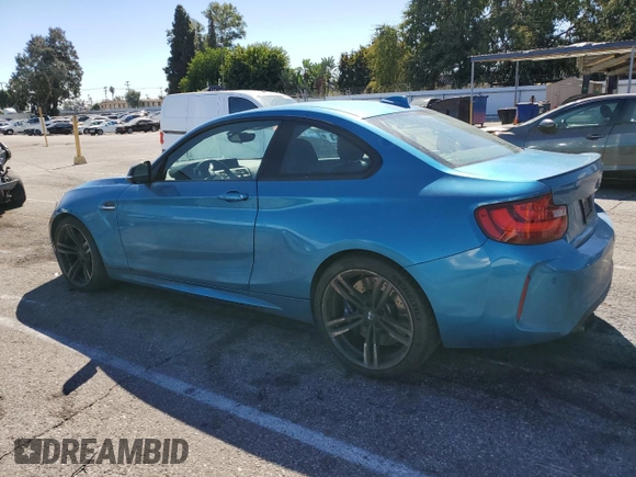 2017 BMW M2 with VIN WBS1H9C50HV786480, listed as a Copart auction lot 70715923 with 47,482 mi miles. Bid and sale history available at carsss.com. Image 2.