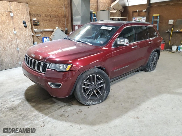 2019 Jeep Grand Cherokee Limited X with VIN 1C4RJFBGXKC777188, listed as a Copart auction lot 82862464 with 111,465 mi miles and Salvage Title. Bid and sale history available at carsss.com. Image 1.