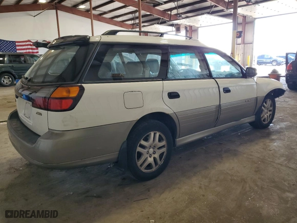 2001 Subaru Legacy Wagon Outback w/RL Equip with VIN 4S3BH675517609499, listed as a Copart auction lot 75260824 with 207,669 mi miles and Salvage Title. Bid and sale history available at carsss.com. Image 3.