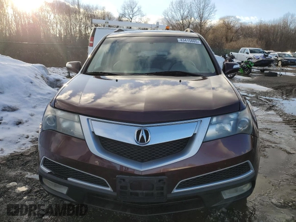 2013 Acura MDX with VIN 2HNYD2H24DH509335, listed as a Copart auction lot 43415885 with 189,817 mi miles and Clean Title. Bid and sale history available at carsss.com. Image 5.