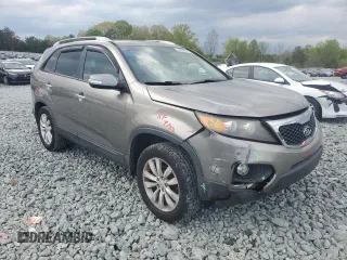 2011 Kia Sorento EX with VIN 5XYKU3A13BG102010, listed as a Copart auction lot 52092575 with 187,155 mi miles and Salvage Title. Bid and sale history available at carsss.com. Image 4.