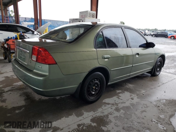 2003 Honda Civic LX with VIN 2HGES16503H527739, listed as a Copart auction lot 56698905 with 159,788 mi miles and Clean Title. Bid and sale history available at DreamBid. Image 3.