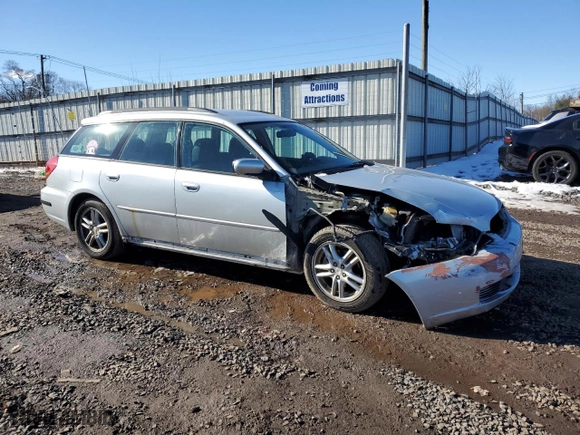 2005 Subaru Legacy Wagon (Natl) with VIN 4S3BP616357356449, listed as a Copart auction lot 53010394 with 137,726 mi miles and Salvage Title. Bid and sale history available at carsss.com. Image 4.