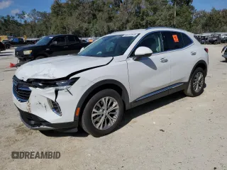 2022 Buick Envision Preferred with VIN LRBAZLR4XND066667, listed as a Copart auction lot 44777515 with 6,630 mi miles and Non Repairable. Bid and sale history available at carsss.com. Image 1.