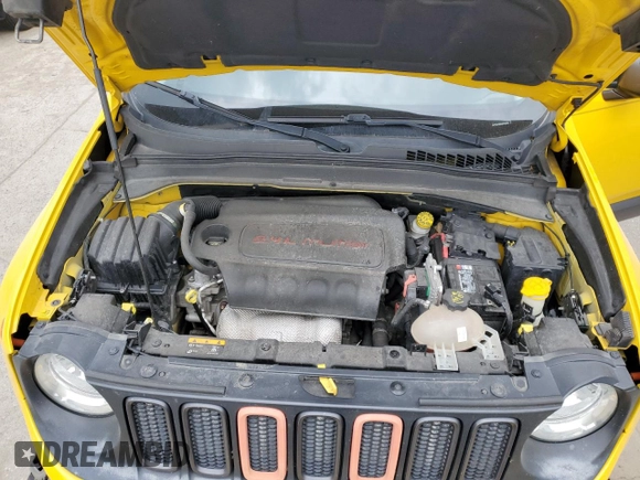 2017 Jeep Renegade Trailhawk with VIN ZACCJBCB8HPE96285, listed as a Copart auction lot 59557855 with 170,837 mi miles and Salvage title. Bid and sale history available at DreamBid. Image 12.