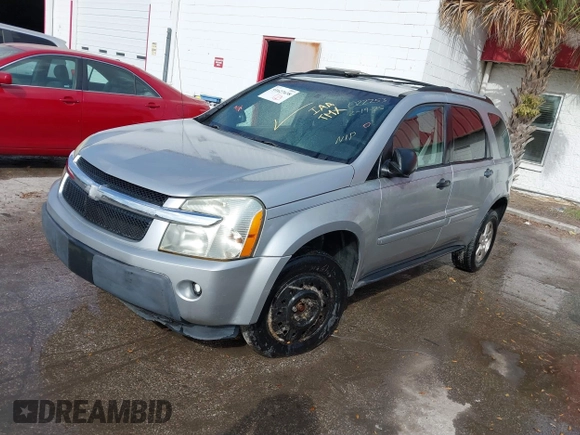 2005 Chevrolet Equinox LS with VIN 2CNDL23F756022253, listed as a IAAI auction lot 41627638 with 209,973 mi miles. Bid and sale history available at carsss.com. Image 2.
