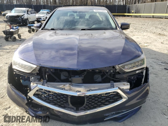 2018 Acura TLX w/Technology Pkg with VIN 19UUB1F58JA010048, listed as a Copart auction lot 46677505 with 70,642 mi miles and Salvage Title. Bid and sale history available at carsss.com. Image 5.