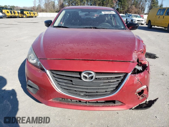 2015 Mazda 3 i SV with VIN JM1BM1T78F1250066, listed as a Copart auction lot 86129084 with 64,437 mi miles and Salvage Title. Bid and sale history available at DreamBid. Image 5.