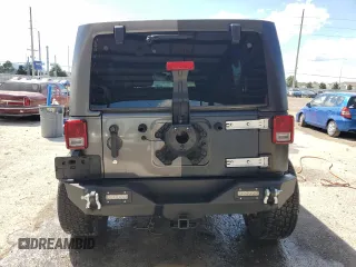 2018 Jeep Wrangler JK Unlimited Sport S with VIN 1C4BJWDG7JL814226, listed as a Copart auction lot 72442484 with 49,658 mi miles and Salvage Title. Bid and sale history available at carsss.com. Image 6.
