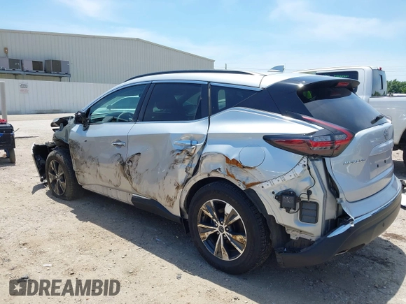 2023 Nissan Murano SV z VIN 5N1AZ2BSXPC136984, wystawiony jako IAAI lot #42258891 z przebiegiem 35 997 mil mil oraz . Historia ofert i sprzedaży dostępna na DreamBid. Obrazek 3.