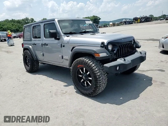 2021 Jeep Wrangler Unlimited Sport with VIN 1C4HJXDG7MW521106, listed as a Copart auction lot 62230955 with 52,358 mi miles and Salvage title. Bid and sale history available at DreamBid. Image 14.